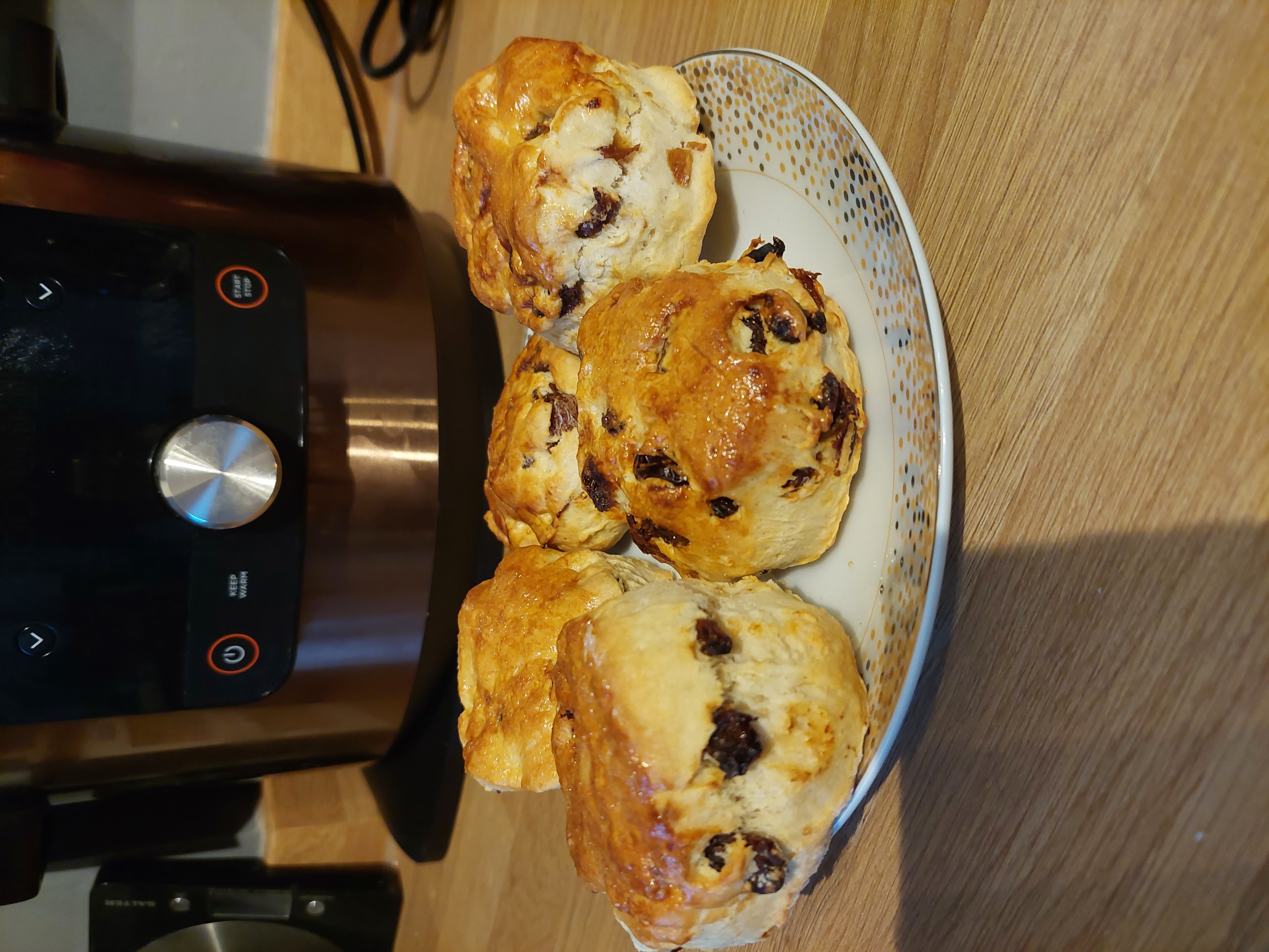 Sam's air fryer scones