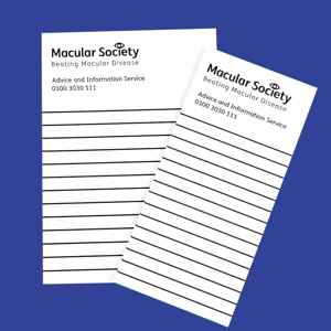 Picture of Bold lined writing pads - white