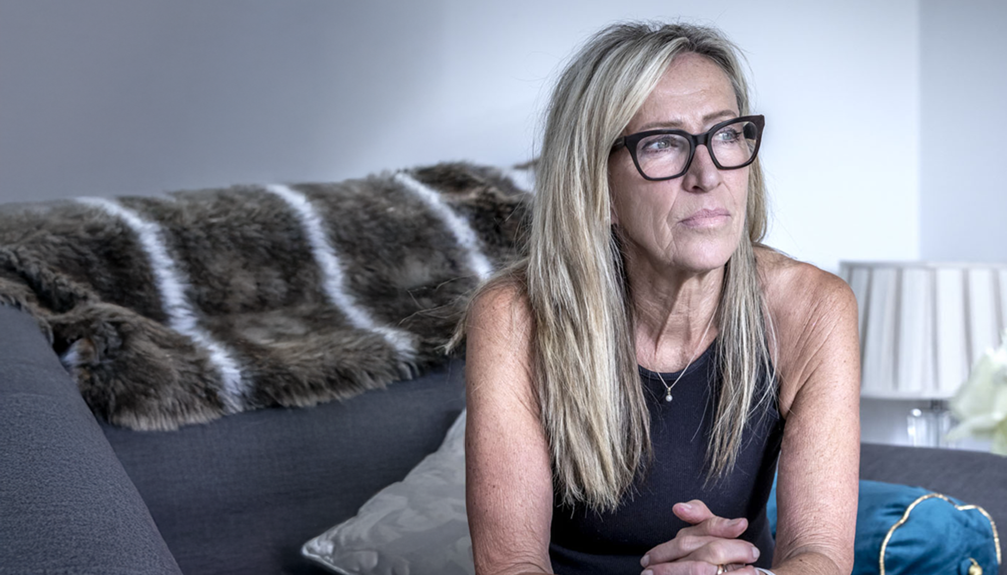 Gill looking off into the distance