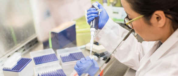 Biosafety Researching in laboratory